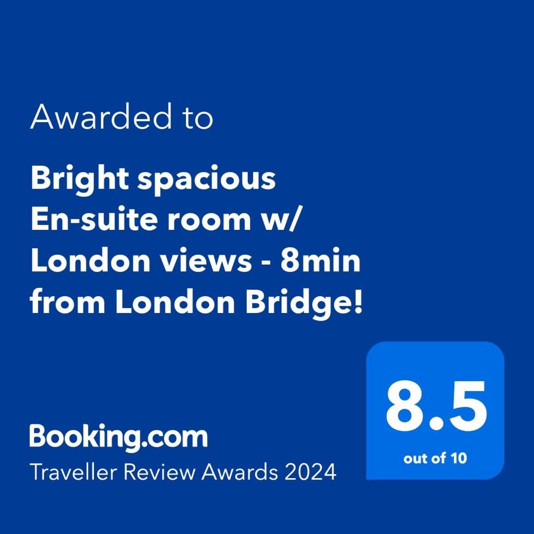 Bright Spacious En-Suite Room W/ London Views - 8Min From London Bridge! ภายนอก รูปภาพ